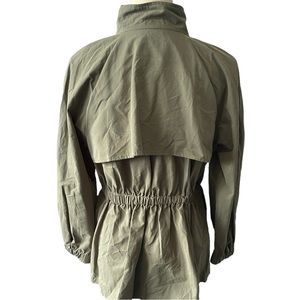 #050,Who What Wear trench jacket, size S, NWT